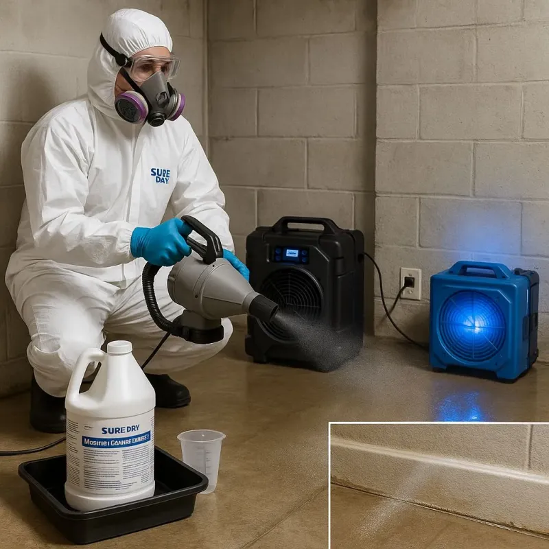 Sanitization and Odor Removal process in Northwood, NH