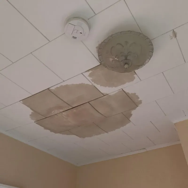 Ceiling Water Damage Repair in Northwood, NH